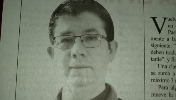 DESTACAN AL PROFESOR OSCAR JAVIER CORAL EN EL DIARIO DEL SUR